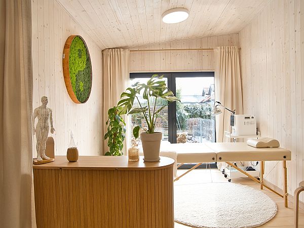 Stanowisko do zabiegu akupunktury